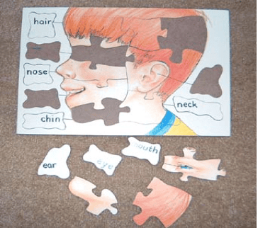 LL080 Face Parts Puzzle