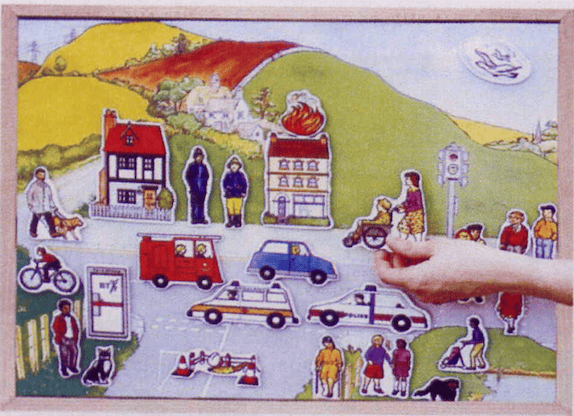 LL063 Village Magnetic Picture Board