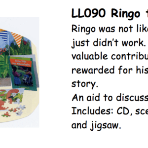 LL090 Ringo the Flamingo Storysack