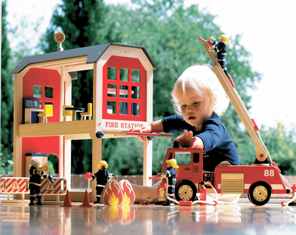 I058 Fire Station Set