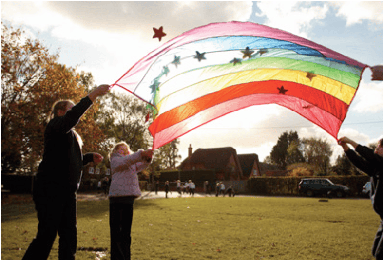 P027 Over the Rainbow Parachute