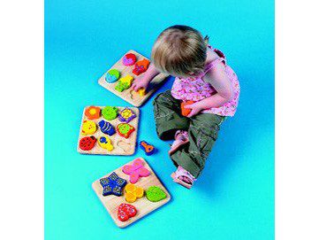 PS071 Shape Form Puzzle Board